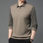 Men’s Striped Sleeve T-shirt
