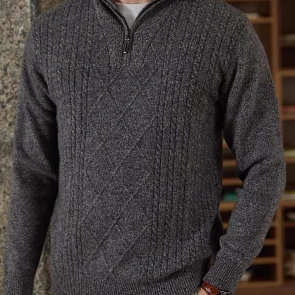 Casual Warm Sweater Men’s Jacket