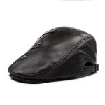 Men’s Genuine Leather Duck Tongue Beret