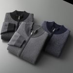 Men’s Cashmere Half Turtleneck Cardigan