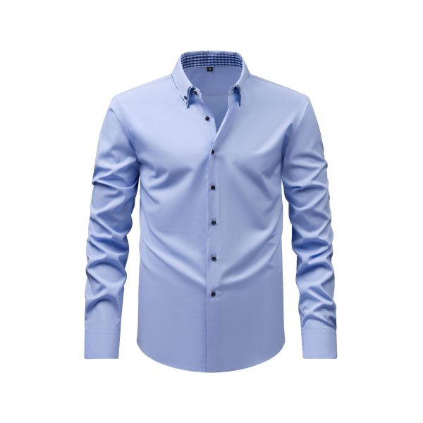 Double Collar Stitching Shirt
