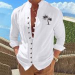 Coconut Vintage Print Slim Men’s T-shirt