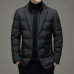 Fake Two-Piece Suit Down Jacket