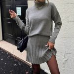 Women's Ribbed Knit Outfits